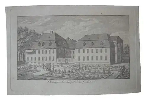 Stammbuchblatt Göttingen Chirurg Hospital Kupferst Wiederhold 1820 Niedersachsen