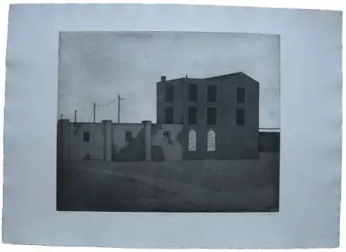 Jan Huber  (1938-2021) In Kreuzberg Orig Aquatinta 1972 signiert 5/30 Exemplare
