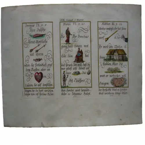 Alkolor geistl Emblemkupfer Bodenehr falsche Zunge Herodes Feuer Rebus 1699