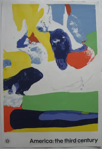 James Brooks  Concord Plakat America third century Orig. Serigrafie 1976