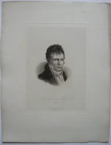 Alexander von Humboldt Naturforscher Portrait C. Geyer Lichtdruck 1880