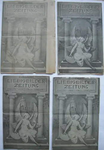 Liebigbilder-Zeitung 4 Ausgaben 1905-1910 Liebig Neuigkeiten