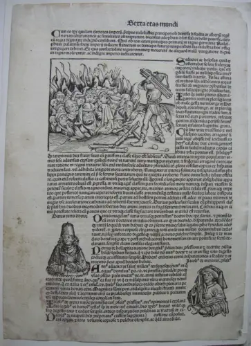 Judenpogrom Kaiser Albertus Wenzeslaus Holzschnitt Schedel Weltchronik 1493