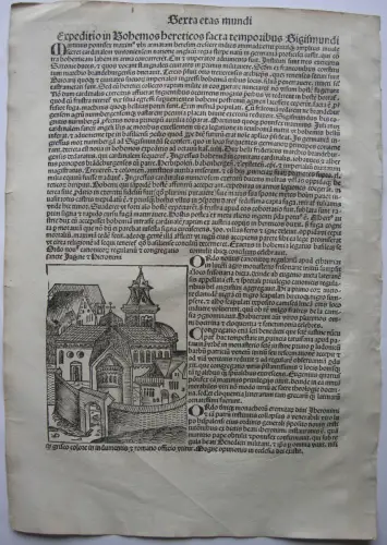 Chorherrn-Orden Böhmische Ketzer Sigismund Holzschnitt Schedel Weltchronik 1493