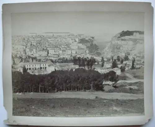 Constantine Algerien Algerie Panorama Foto Neurdein Albumin Print um 1880 Afrika