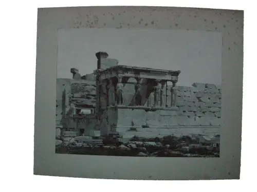 Griechenland Vorhalle Karyatiden Erechteion Athen Akropolis  1880 Albumin Print