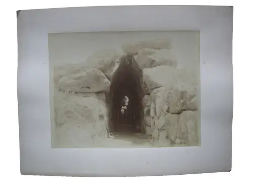 Griechenland Galerie von Tiryns Mykene Archäologie 1880 Albumin Print