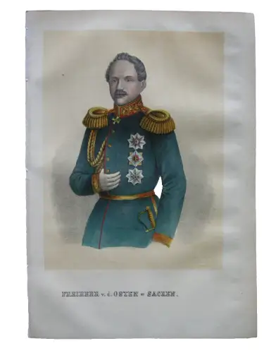 Dmitri v d Osten-Sacken (1790-1881) Russischer General Lithografie 1855 Krim