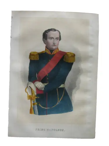 Napoleon Joseph Bonaparte (1822-1891) Französ. General Lithografie 1855 Krim
