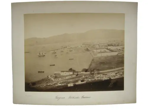 Smyrna Izmir Türkei Türkische Kaserne Albumin um 1890