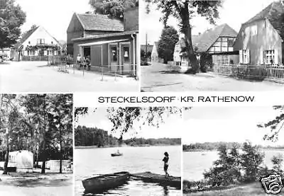 AK, Steckelsdorf Kr. Rathenow, fünf Abb., 1981