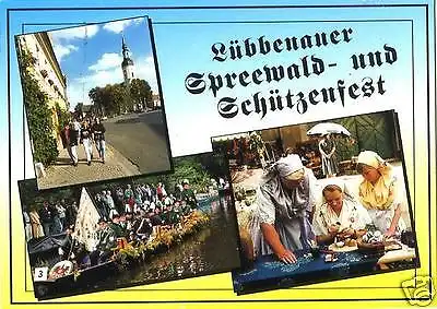 AK, Lübbenau, Spreewald- und Schützenfest, ca. 1996