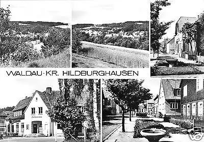 AK, Waldau Kr. Hildburghausen, fünf Abb., 1981