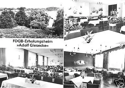 Ansichtskarte, Flecken Zechlin Kr. Neuruppin, FDGB-Erholungsheim "Adolf Giesecke", 1981
