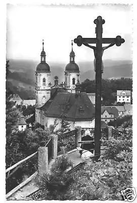 AK, Gößweinstein Fränk. Schweiz, Teilansicht, ca. 1954