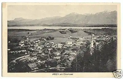 AK, Prien am Chiemsee, Gesamtansicht, um 1910