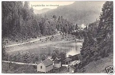 AK, Lugstein-See bei Oberaudorf, Teilansicht, um 1912