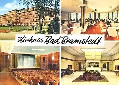 AK, Bad Bramstedt, Kurhaus, 4 Abb., ca. 1964