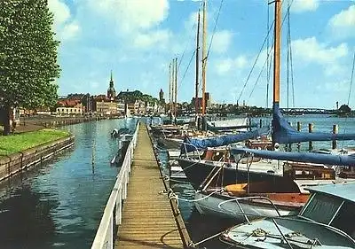 AK, Kappeln Schlei, Bootshafen, ca. 1970