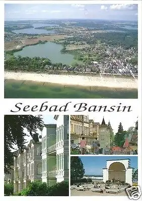 AK, Seebad Bansin Insel Usedom, 3 Abb., um 1993