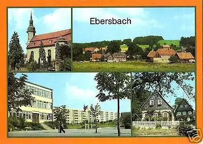 AK, Ebersbach, Kr. Löbau, 4 Abb., u.a. Neubaugebiet, 19