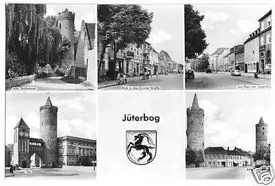 AK, Jüterbog, fünf Abb., 1958