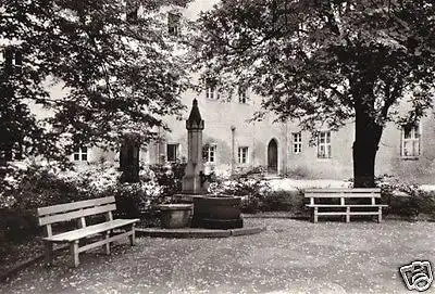 AK, Lutherstadt Wittenberg, Hof der Lutherhalle, 1983