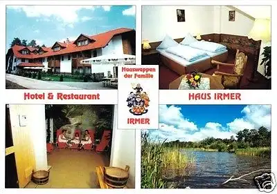 AK, Cottbus, Hotel Haus Irmer, vier Abb., um 1998