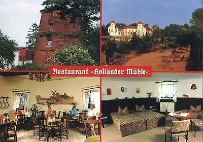 AK, Rheinsberg, Restaurant "Holländer Mühle", ca. 1992