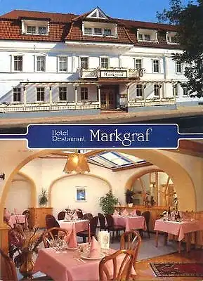 AK, Lehnin, Hotel "Markgraf", 2 Abb., ca. 1995