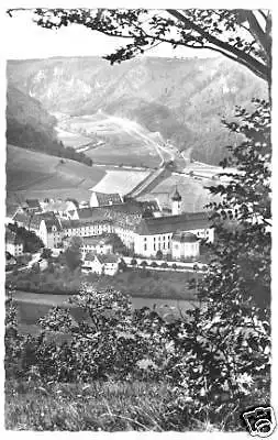 AK, Beuron im Donautal, Ansicht v. Nordosten, um 1963