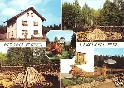 AK, Zwieselau Bayr. Wald, Köhlerei und Pension Häusler