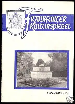 Tour. Broschüre, Frankfurter Kulturspiegel, September 1955