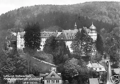 AK, Stolberg Harz, Blick zum Schloß, 1960