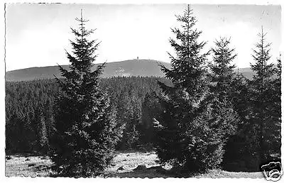 AK, Harz, Brockenblick aus Richtung Goslar, 1960