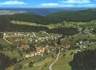 AK, Vesperweiler Schwarzw., Luftbild, ca. 1974