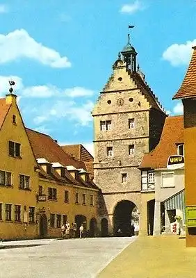 AK, Ilshofen, Haller Torturm, um 1985