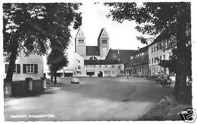 AK, Steingaden Obb., Marktplatz, 1960