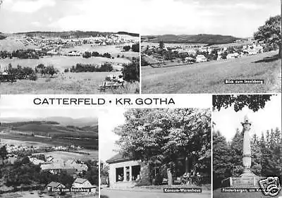 AK, Catterfeld Kr. Gotha, fünf Abb., 1972