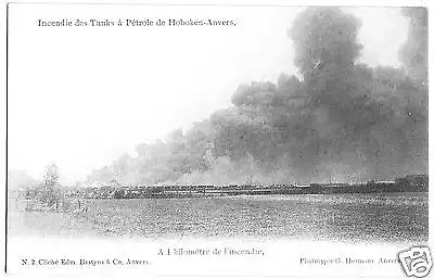 AK, Hoboken - Anvers, Antwerpen, OT Hoboken, Industrieunfall, Version 3, um 1900
