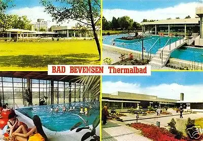 AK, Bad Bevensen, Thermalbad, vier Abb., um 1980