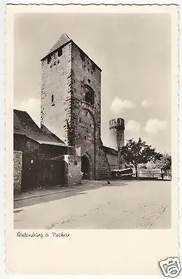 AK, Ladenburg a. Neckar, Martinstor, um 1955