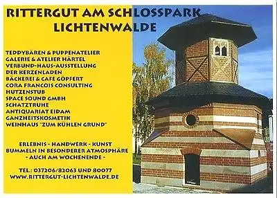 AK, Lichtenwalde, Rittergut am Schlosspark, ca. 1999