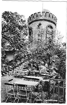 Ansichtskarte, Görlitz, HOG Landeskrone, Kleiner Turm Garten, 1965