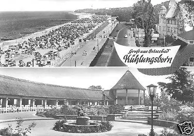 AK, Ostseebad  Kühlungsborn, zwei Abb., 1973