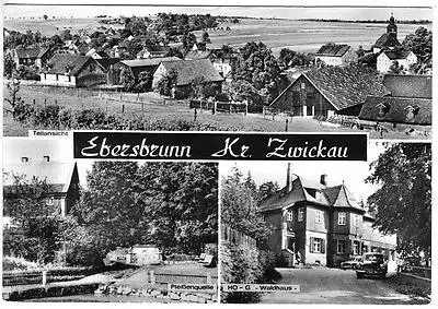 AK, Ebersbrunn, 3 Abb., u.a Teilansicht, 1973