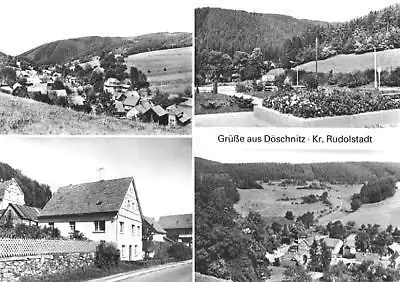 AK, Döschnitz Kr. Rudolstadt, 4 Abb., 1982