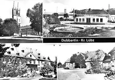 AK, Dobbertin Kr. Lübz, vier Abb., 1981