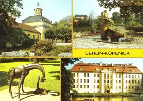 AK, Berlin Köpenick, vier Abb. gestaltet, 1990