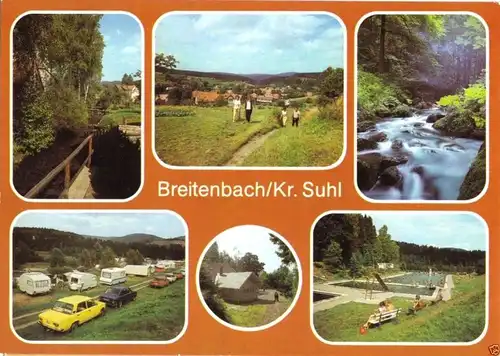 AK, Breitenbach Kr. Suhl, sechs Abb., 1987